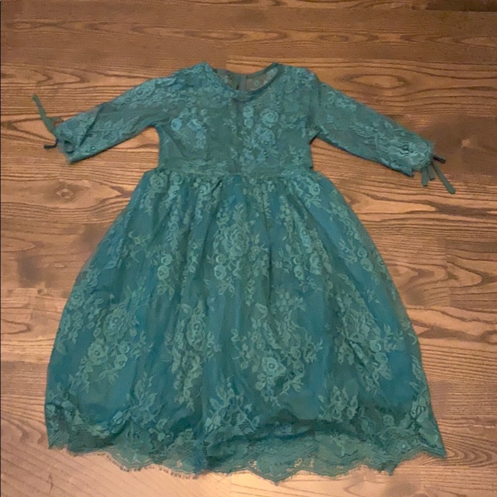 Trish Scully Kids Formal Teal Dress in Size 7